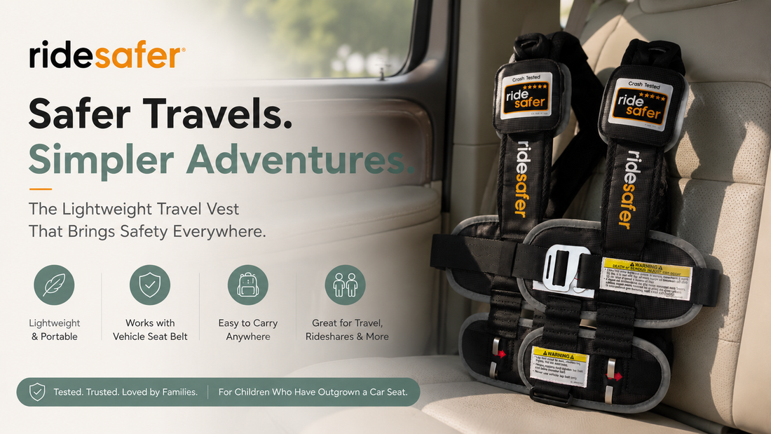 RideSafer Travel Vest – A New Choice to Simplify Family Car Travel