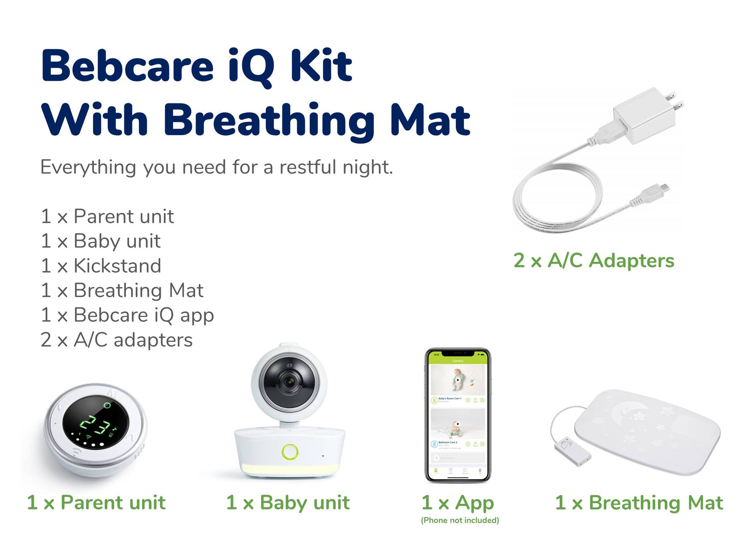 BEBCARE IQ - WIFI HD BABY MONITOR