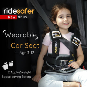 USA RideSafer travel portable carseat 3-12 year old free shipping in HongKong (HK)