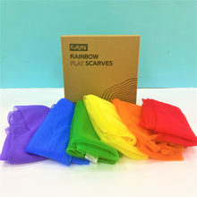 Load image into Gallery viewer, Curios - Rainbow Play Scarves
